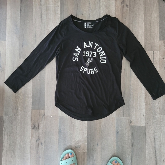 NEW San Antonio Spurs Fanatics Black/Gray T-Shirt NEW Size Large - Picture 1 of 5